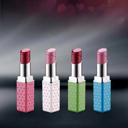 Windproof Cute Lipstick Inflatable Lighter Portable Mini Butane Lightweight Cigarette Accessories Women Fashion Gift Lipstick