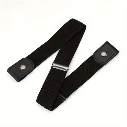 Traceless Invisible Elastic Belt Women's Belt Jeans Pants Men's Elastic Belt