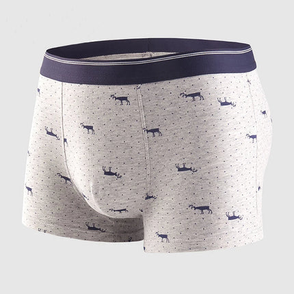 4pcs Men's Panties Sexy Shorts Cotton Underwear Male Breathable Boxers Solid Boxer Shorts Brand Underpants