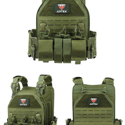 Artex Modular Tactical Vest 8008 - High-Strength Waterproof Nylon