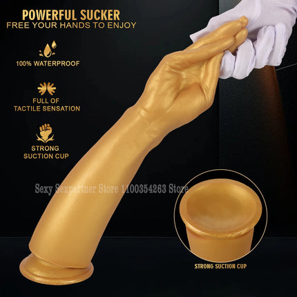 Big Fisting Anal Plug Strong Suction Cup Hand Butt Plug Large Long Silicone Fisting Vagina Dilator Sex Toys For Women Men Gay