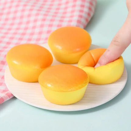 Simulation Bread Toast Squishy Toys Donuts Slow Rising Rebound Squeeze Toy Anti Stress Relief Toys for Kids Adults Desktop Decor