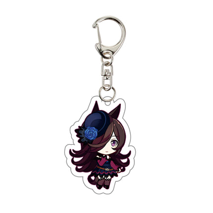 Fans gifts Anime keychains Acrylic Stand Ornaments Uma Musume Pretty Derby Oguri Cap Silence Suzuka Agnes Tachyon Clear Bliss