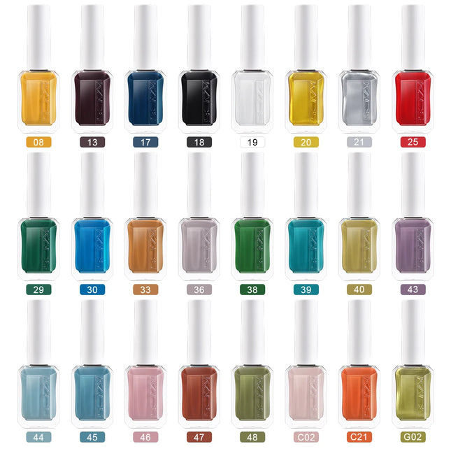 KADS Professional 11ml 24 Colors Nail Stamping Polish Gold Silver Nails Art Varnish for Stamping Plate DIY Nail Printing Polish
