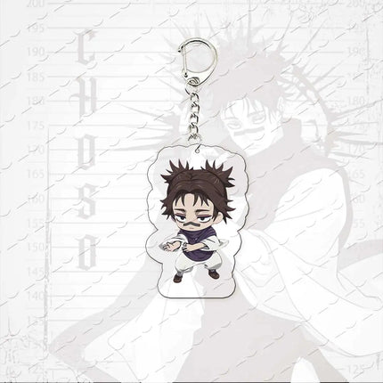 JJK nime Figure Choso Keychain Bag Charms Accessories Choso Chibi Acrylic  Keyrings Pendant Fans Friends Gifts