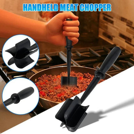 Upgrade Meat Chopper, Heat Resistant Meat Masher for Hamburger Meat, Ground Meat Chopper, Potato Masher Tool