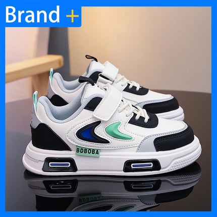 Children Casual Sneakers Fashion Comfortable Leather Outdoor Walking Board Shoes School Jogging Casual Shoes for Kids