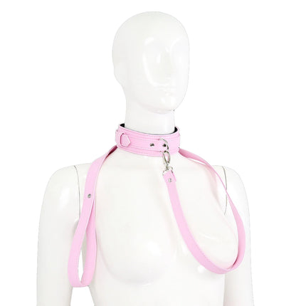 Puppy play fetish Bondage Restraint Neck Collars With Leash,  Erotic Neck Collar Sex Toys For Bondage Adult Games For Couples