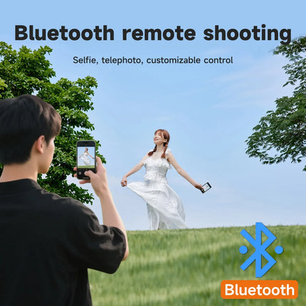 SHIYAN Phone Selfie Monitor Screen Magnetic Mount Using Phone Rear Camera for Selfie Vlog Live Stream TikTok iPhone & Android