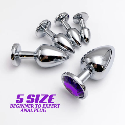 1pcs Anal Plug 5 Size beginner to expert Butt Plug Stimulator Anal anal massage dilatancy toys g-point massage sexual wellness