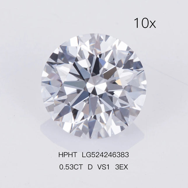 0.3ct 0.5ct 0.8ct 1ct 1.5ct 2ct 3ct Round Lab Grown Diamonds With IGI GIA Certificate CVD HPHT lab Created Diamond Wholesales