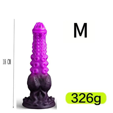 Realistic Silicone Tentacle Dildo With Strong Suction Cup Monster Thick Knot Dildos For Adults Fantasy Sex Toys For Men Women