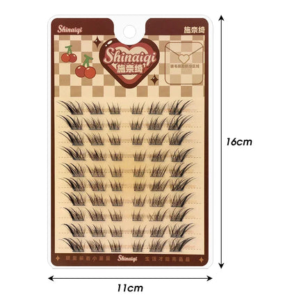 Flying Fox Single False Eyelash Individual Cluster Lash Extension Segmented Natural Fox Eyes Effect Lashes Makeup Cosmetics New