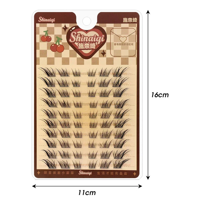 Flying Fox Single False Eyelash Individual Cluster Lash Extension Segmented Natural Fox Eyes Effect Lashes Makeup Cosmetics New
