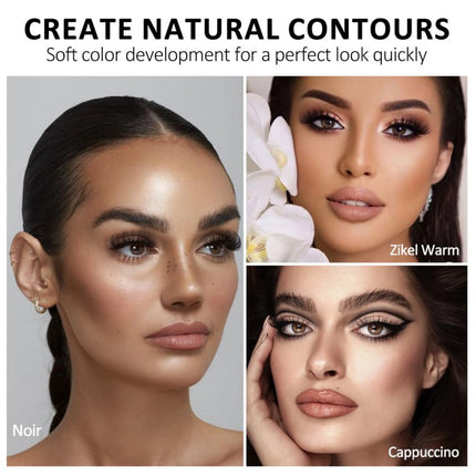 Contouring Makeup Palette for Beginners, 9 Colors Large Pro Contour Palette with Make Up Brush, Waterproof Long-Lasting Cosmetic