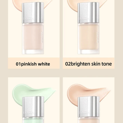 QIBEST Makeup Concealer Hydrating Lightweight Waterproof Permanent Dark Circles and Acne Mark Covering and BrighTening Concealer