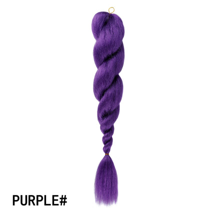 Colorful Ombre Jumbo Braiding Hair Low Temp Flame Retardant Synthetic Hair Bulk Tangle Free Crochet Twist Braids Hair Extensions