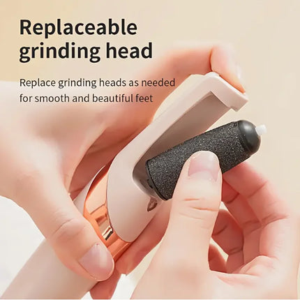 2-in-1 Upgraded Electric Foot File, Automatic Home Foot Grinder for Removing Dead Skin, Removing Calluses