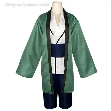 2025 Anime Kimono Tsunade Cosplay Costumes Tsunad Wigs Green Gamble Mother in law Cosplay Uniforms Halloween For Men Women