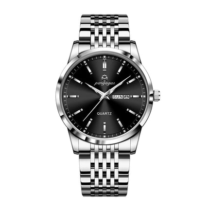 2025 New Top Brand Luxury Men's Wristwatch Waterproof Luminous Date Men's Watches Stainless Steel Quartz 43mm Men's Watch Male Watch