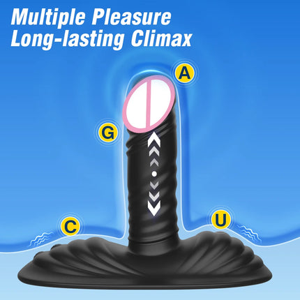 Powerful Dildo Vibrator 8 IN 1 Thrusting Remote Control G Spot Anal Vagina Stimulator Female Masturbator Sex Toys for Women Men