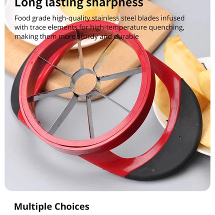 Stainless Steel Apple Slicer & Corer, Super Sharp Apple Cutter Peeler, Multifunctional Kitchen Tool for Fruit Cutting
