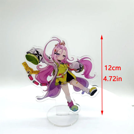 Genshin lmpact Anime Figure Acrylic Stand Lauma Flins Aino Ineffa Model Plate 1pc Desk Decor Standing Sign Game Fans Gifts Key