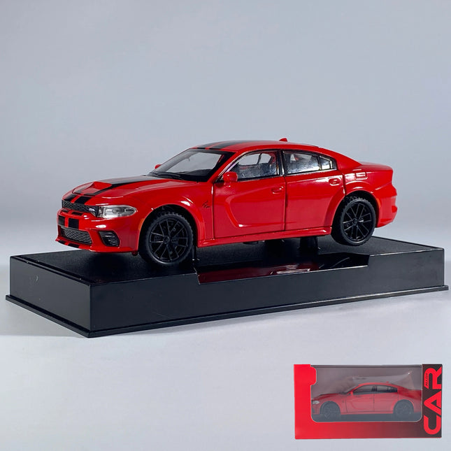 1:32 Dodge Charger SRT Super Sports Car Alloy Metal Diecast Model Car Sound & Light Collection Hobbies Decoration Birthday Gifts