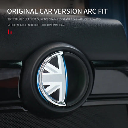 Car Door Handle Decoration Leather Sticker For Mini Cooper JCW F56 F60 F55 F54 R56 R60 R55 Countryman Car Interior Accessories