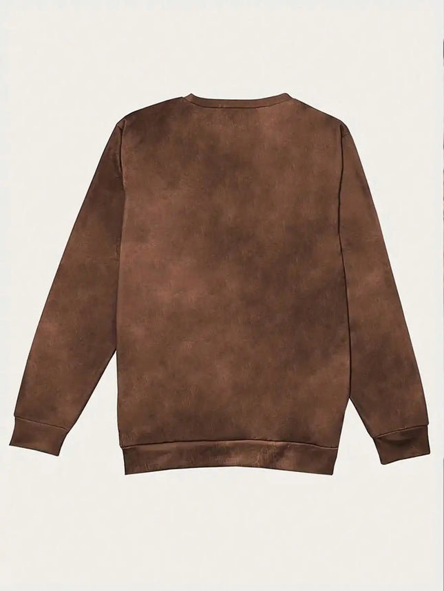 2026 Women's Casual Elegant Spring and Autumn Edition Horse Pattern Solid Color Round Neck Comfortable Long Sleeve Hoodie Top