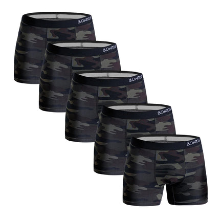 5pcs Boxer Shorts Men Sexy Underwear for Men Cotton Boxers for Man Men's Panties Custom Underpants Male Calecon
