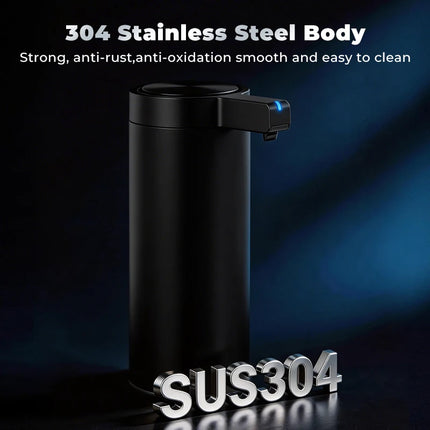 270ml Kitchen Soap Dispenser Automatic Sensor Hand Sanitizer Machine Intelligent Electric Body Wash Soap Dispenser 304 Stainl