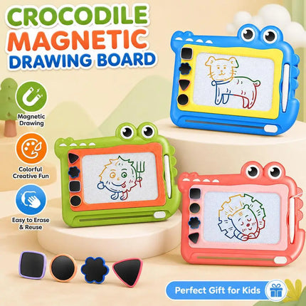 Kids Magnetic Drawing Board Baby Puzzle Magnetic Writing Board Toy Graffiti Drawing Art Board Montessori Educational Toy