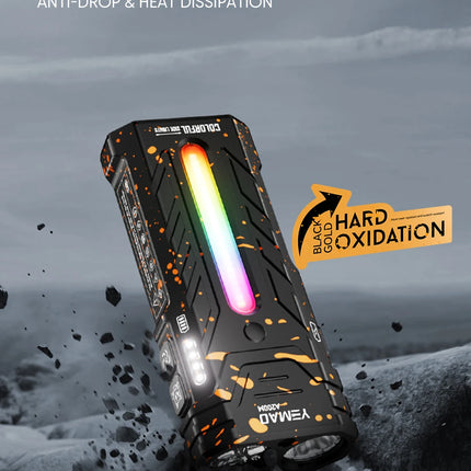 5200lumens Innovative Powerful Flashlight Portable LED Flashlight with Magnetic Torch, Perfect for Hiking Camping Adventures