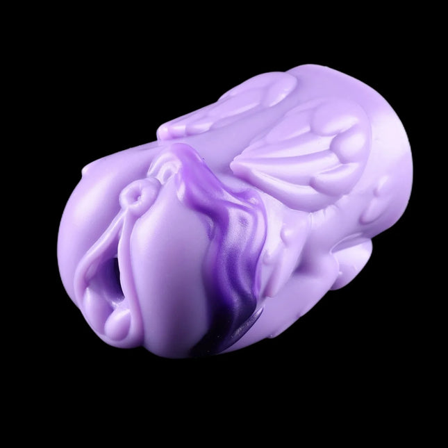 DIMVRA Purple Horse Furry Airplane Cup Adult Sex Toy Cute Sexy Animal Vaginal Masturbation Cup for Sensual Play