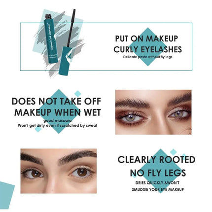 Thrive Mascara Curling Lengthen Eyelashes Extra Volume Waterproof Black Natural Lashes Eye Makeup Liquid Lash Extensions Mascara