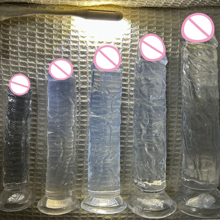 Cheap 5 Colors Small Transparent Dildo Suction Cup Jelly Dick Women Erotic Anal Sex Toys Soft Clitori Vaginal Masturbators Penis