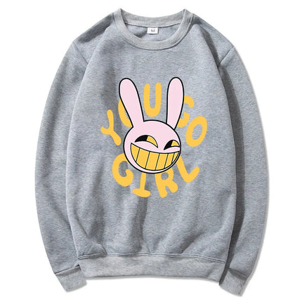 YOU GO GIRL Digital Circus Jax Hoodie Fashion Women Harajuku Funny Cute Rabbit Hoodie Unisex Cartoon Vintage Pullover Sweatshirt