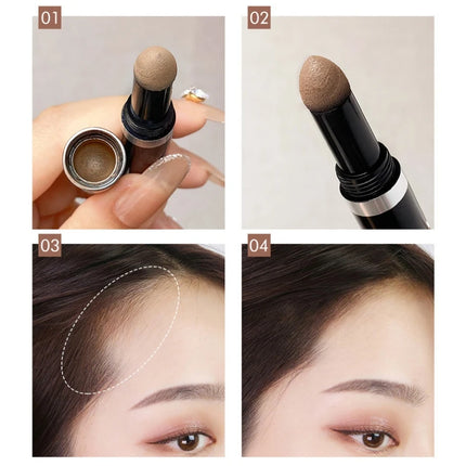 6 Colors Hairline Concealer Pen Waterproof Eyebrow Dye Pencil Beard Foundation Hair Line Cover - for Hairline, Eyebrows & Beard