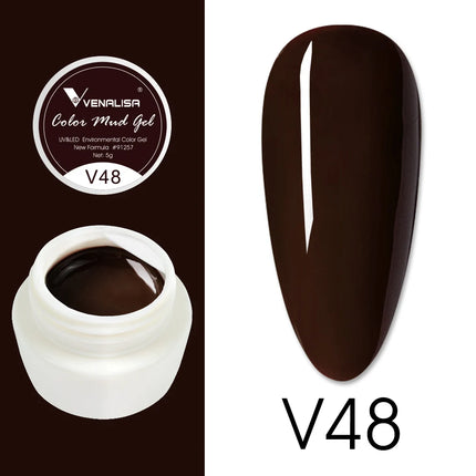 VENALISA Color Mud Gel Pure DIY Nail Art Design UV Gel Polish Professional Manicure Varnishes for Quality Artistry