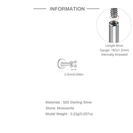 Aide Mini 2/3/4mm Moissanite Earring For Women 925 Sterling Silver Earring INS Trend Wedding Ear Studs Jewelry Brincos de Pratas