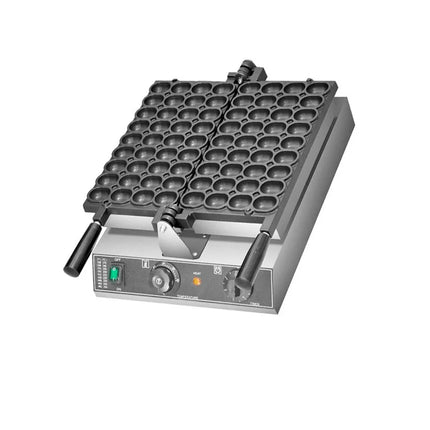 1800W Spherical Waffle Maker Oven 36 Holes with Bubble Egg & Cake Baking Sheet