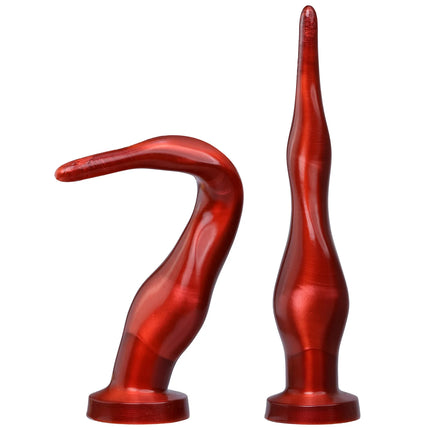 Super Long Deep Anal Whip Large Sucker Dildo Prostate Massager Stimulation Anal Plug Dilator Gay Sex Toy For Adult Buttplug 18