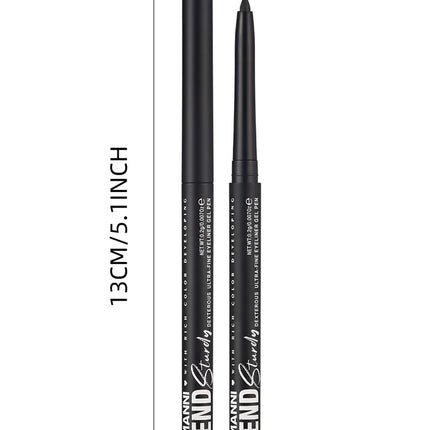 Waterproof Eyeliner Gel Pencil Gold Brown Lying Silkworm Pen Soft Easy Wear High Pigment Matte Eyeliner Lasting Shiny Eye Makeup