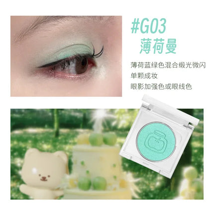 LEEMEMBER Lemon Hard Candy Dream Series Multi-purpose Cream Eyeshadow Highlighter Glitter Brightening Powder Contour Palette