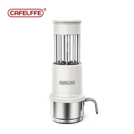 Cafelffe Manual Espresso Coffee Machine Hot/Cold Portable coffee Maker For NS Capsules & Ground Hand Press,hiking Camping Gift
