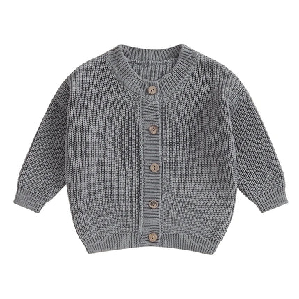 Baby Boys Girls Cardigan Autumn Spring Cotton Sweater Top Baby Children Clothing Boys Girls Knitted Sweater Kids Spring Wear