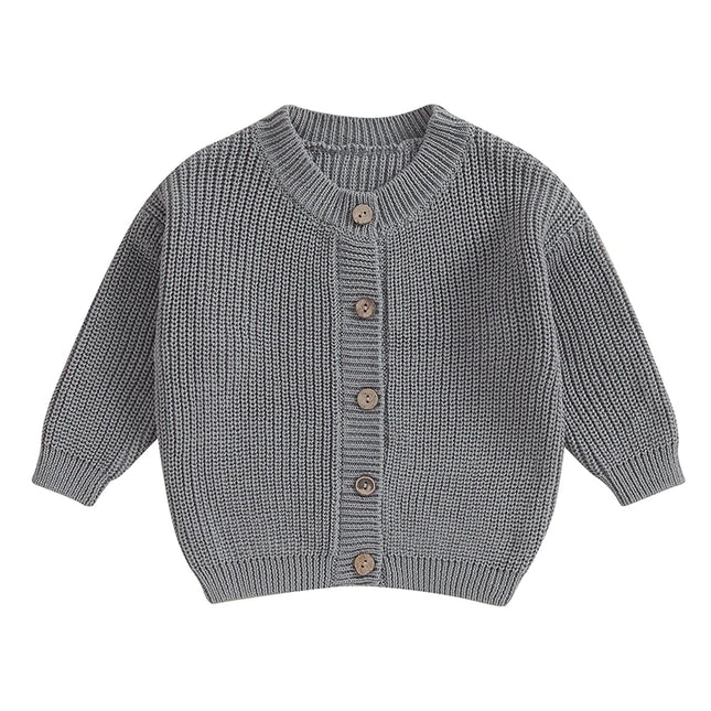 Baby Boys Girls Cardigan Autumn Spring Cotton Sweater Top Baby Children Clothing Boys Girls Knitted Sweater Kids Spring Wear