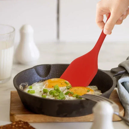 Small 20.5cm Silicone Cooking Leakage Spatula Dense Shovel Fried FishOmelette Shovel Non-stick Spatula Kitchen Cooking Tools