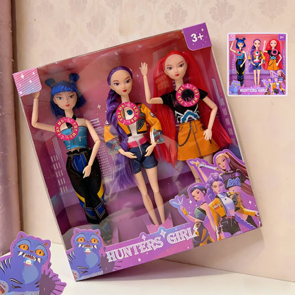 2026 Hot Music Style The Demon Girls Group Anime Figure Lumi MiLa  Action Figure Cosplay Doll Cute Gift for Kids Birthday Gifts